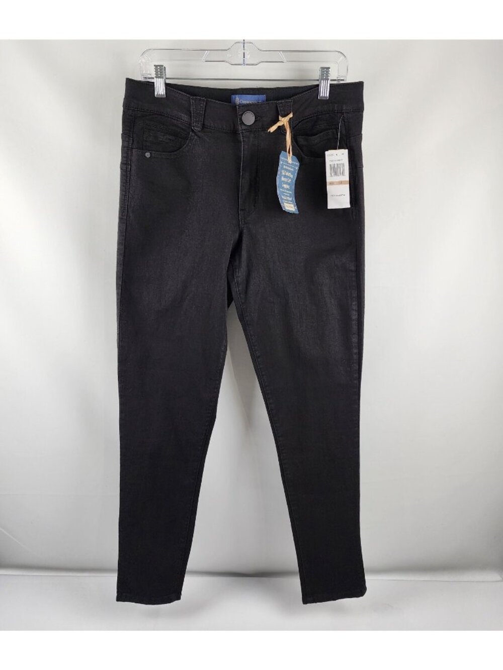 SOLD OUT Democracy Jeans Womens 12 Black AB Solution Vintage Skinny 32x29 NWT